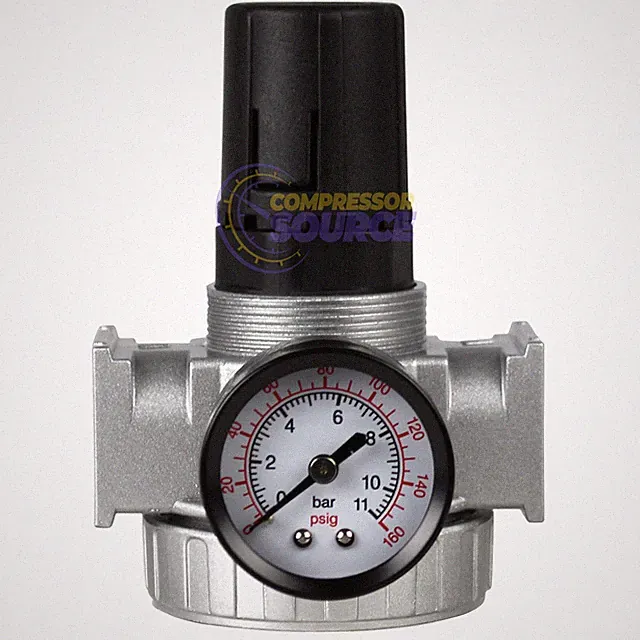 1/2" Compressor Inline Compressed Air Industrial Regulator with Gauge R804N