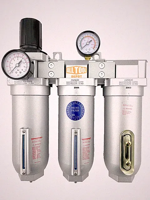 1" SUPER DUTY INDUSTRIAL GRADE FILTER REGULATOR COALESCING DESICCANT DRYER SYS