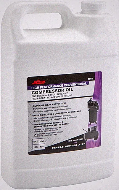 1002 High Performance Conventional Air Compressor Oil ISO-100-1 Gallon