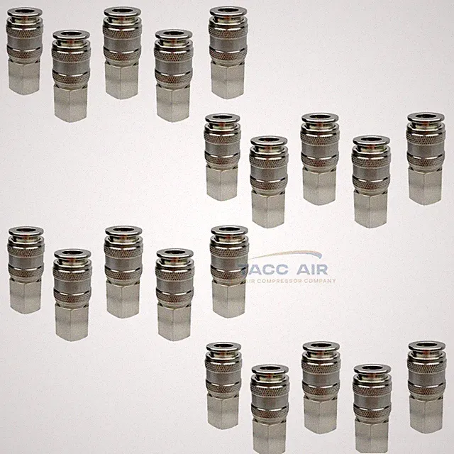 20 Pack Universal 1/4" Female NPT Air Compressor Hose Quick Connect Couplers