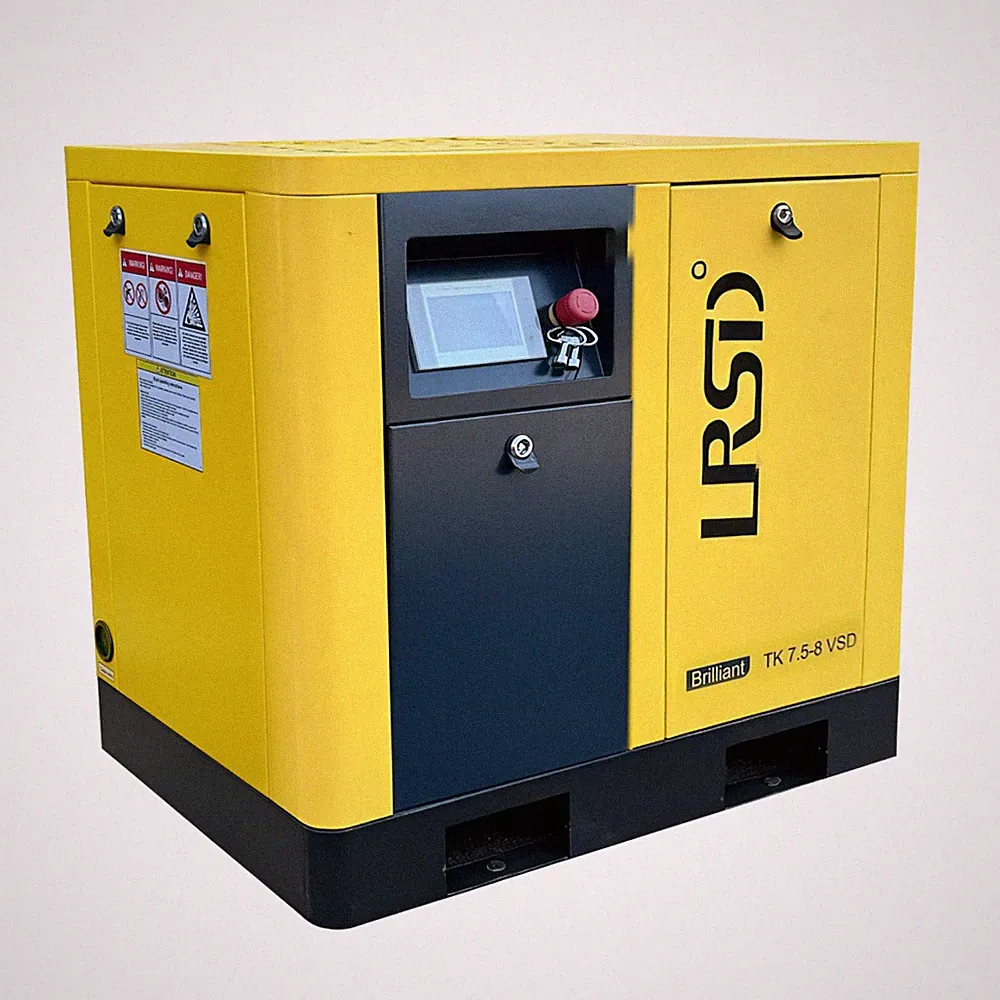 2026 NEW 10HP Industrial VFD Rotary Screw Air Compressor 460V 3-Ph 38CFM 125Psi