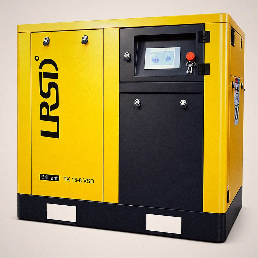 20HP Air Compressor 460V 3 Phase industrial Rotary Compressor VSD 80CFM 125PSI