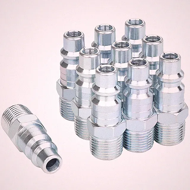 3/8 Air Compressor Accessories Fittings, Industrial M-Type Plug, 3/8 Inch Hig...