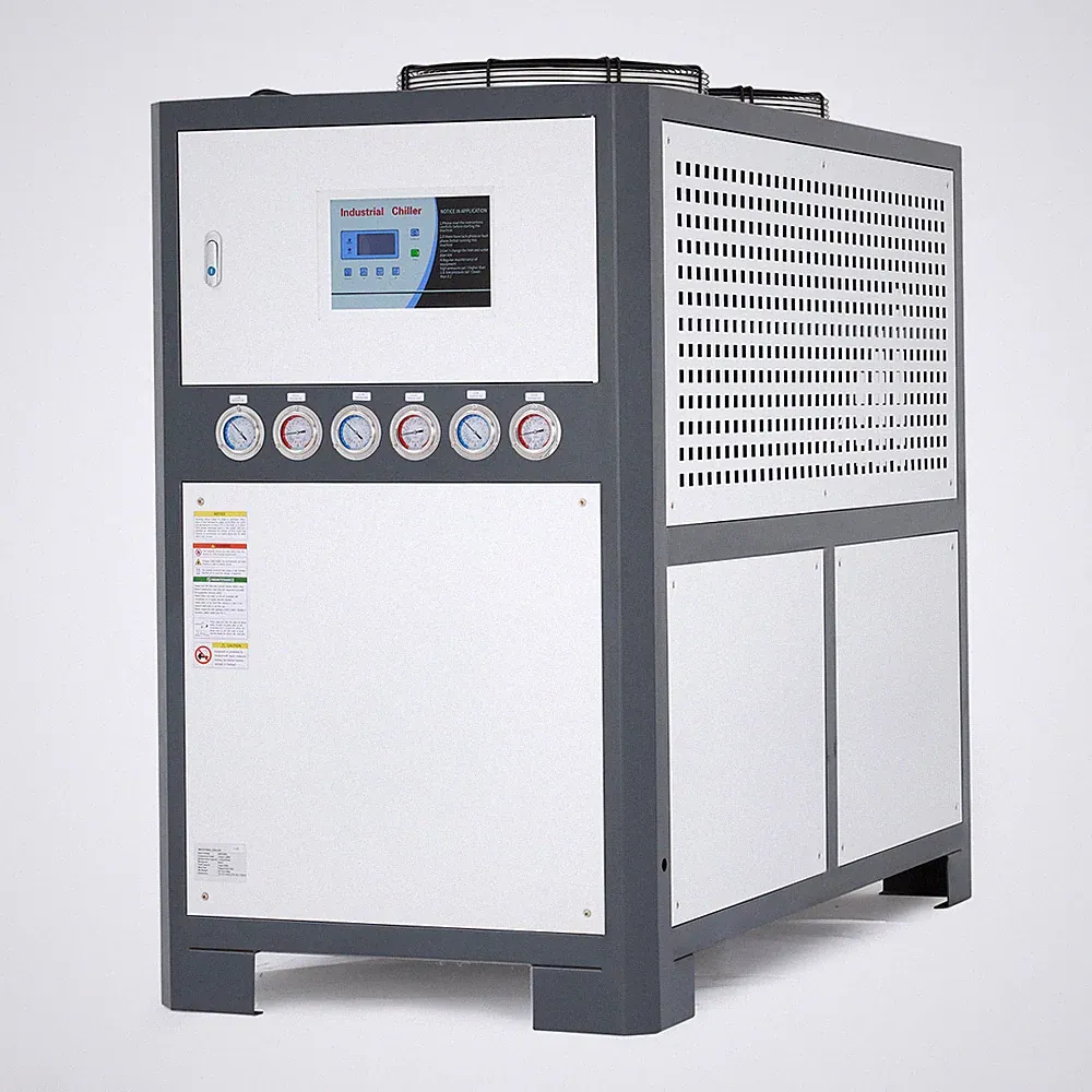 CREWORKS 15Ton Industrial Air-cooled Chiller with 53 gal Tank& 22 HP Compressor
