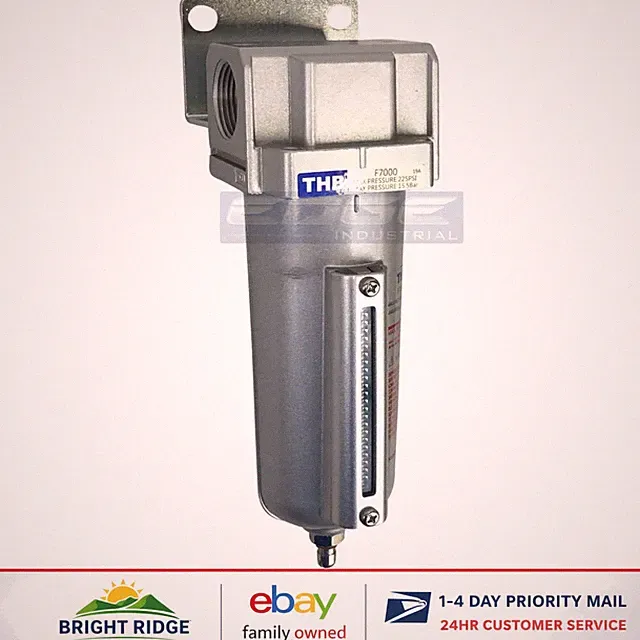 Heavy Duty Industrial High Flow Air Filter with Metal Bowl and Water Trap