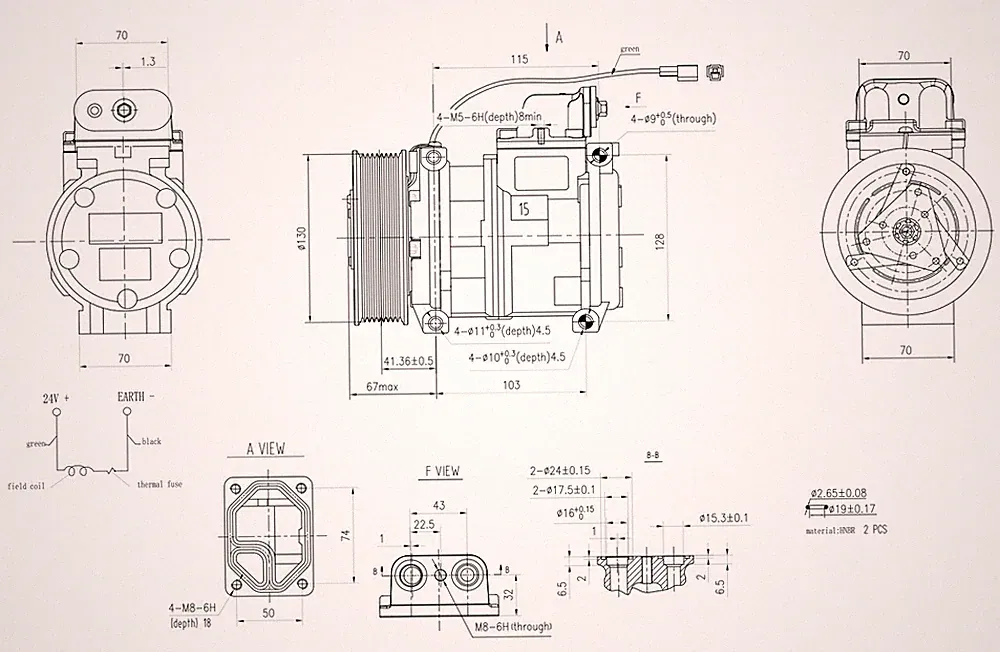 HELLA Compressor, air conditioning 8FK366200-021