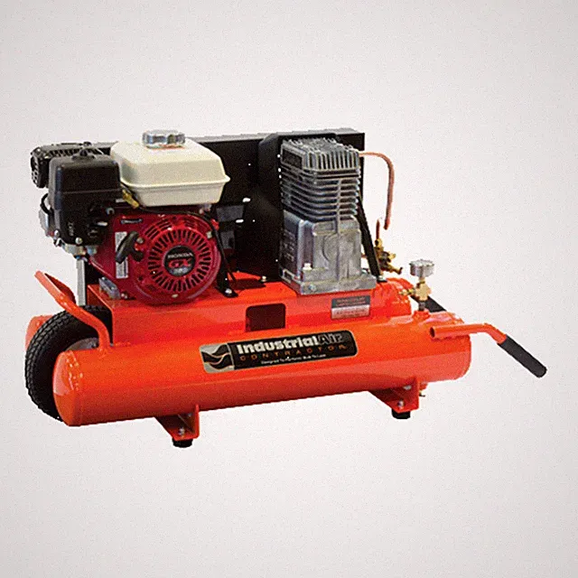 INDUSTRIAL Air Compressor, 8 gal, Powered by Honda GX160 Engine, 11.6CFM @ 40PSI