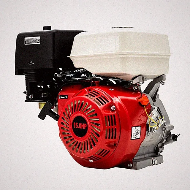 Industrial Grade 15HP 420CC 4-Stroke OHV Gas Engine Motor, Air Cooled Pull Start