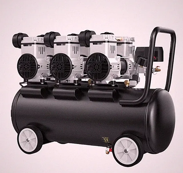 Industrial-Grade Air Compressor Large Quiet Oil-Free Air Pump for Auto Repair