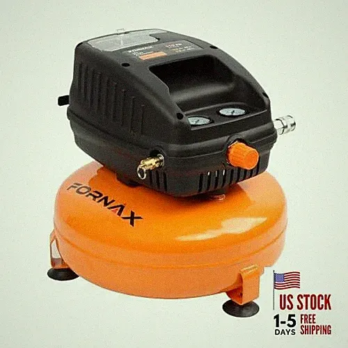 Pancake Air Compressor, 3 Gallon, 110 PSI Portable Electric, 3-Gallon Tank