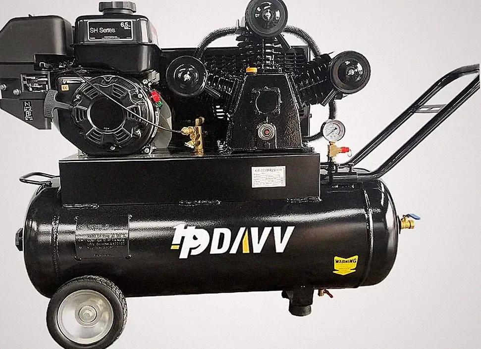 Portable Piston Air Compressor 6.5 HP 125Psi 17Cfm 20 Tank Gallons Industrial